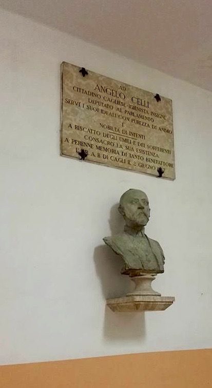 Angelo Celli's bust in Cagli 3.jpg